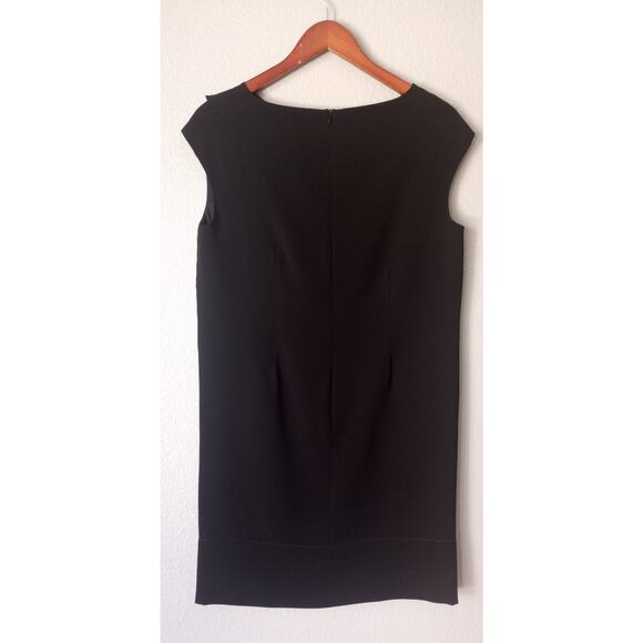 Max Mara Sheer and Ruffle Neckline Cap Sleeve Dress - Picture 7 of 9